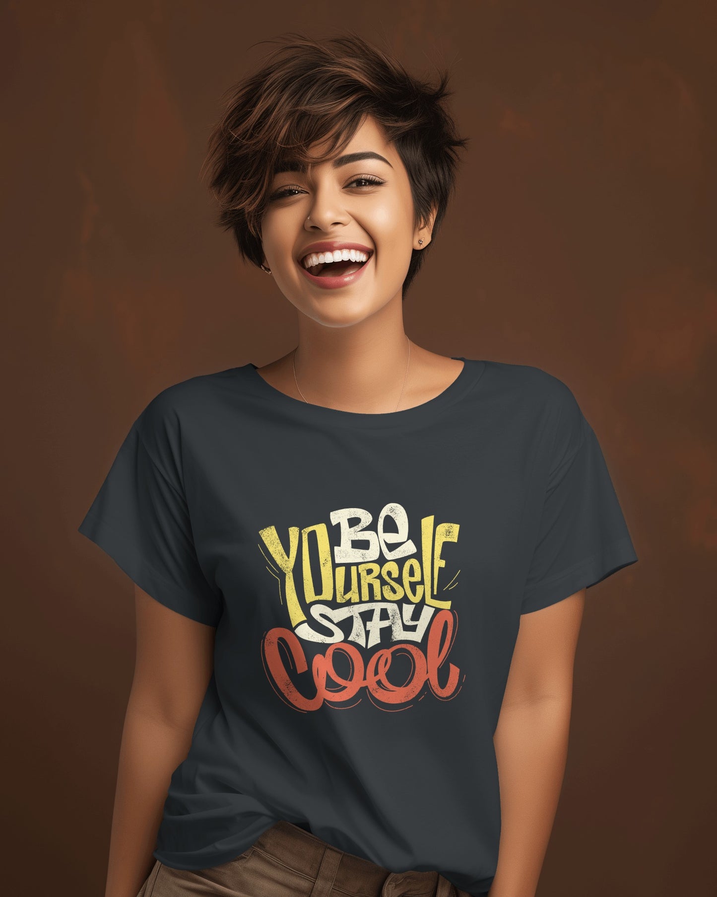 Be Cool Stay Yourself Regular T-Shirt