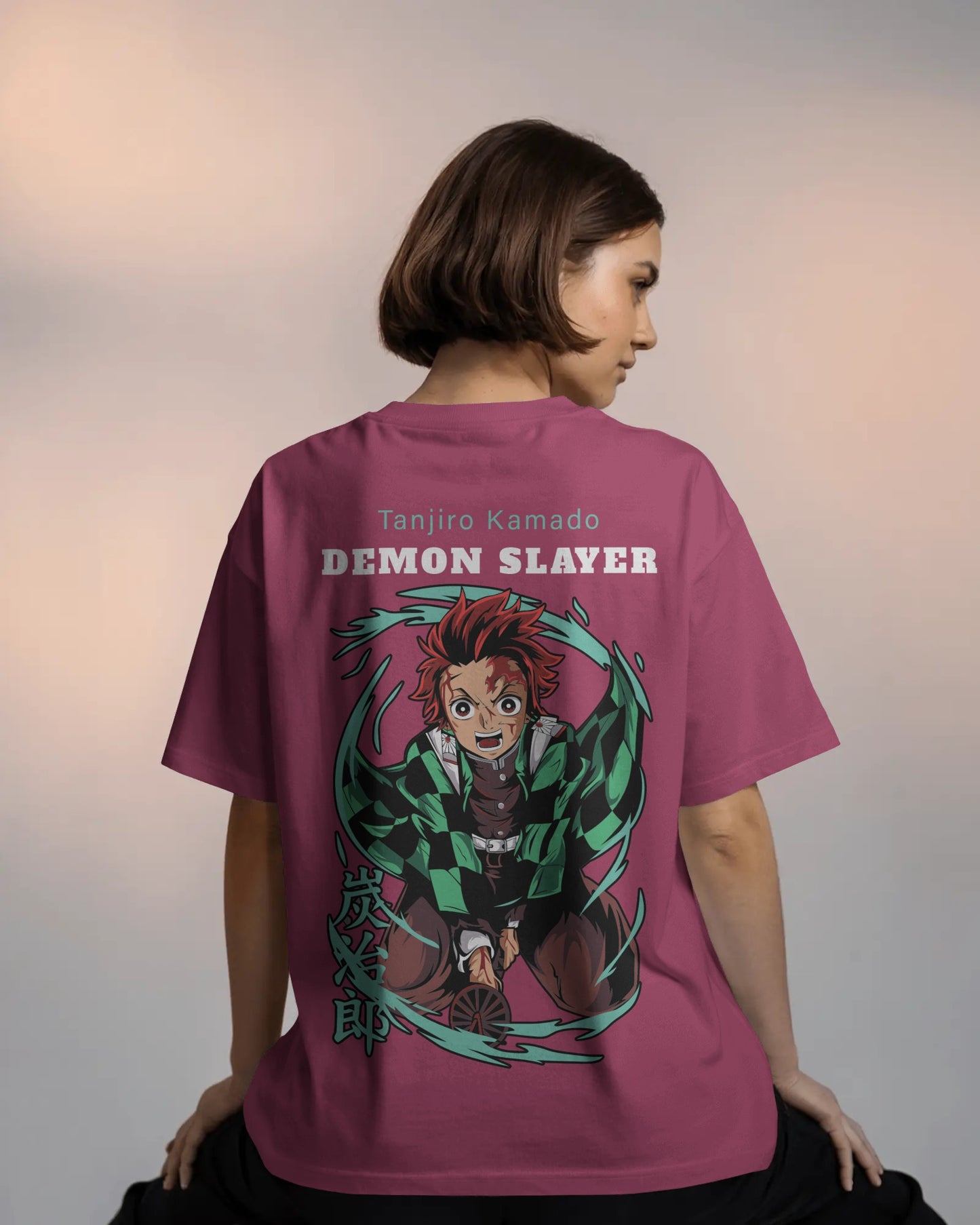 Demon Slayer Women Oversized T-Shirt
