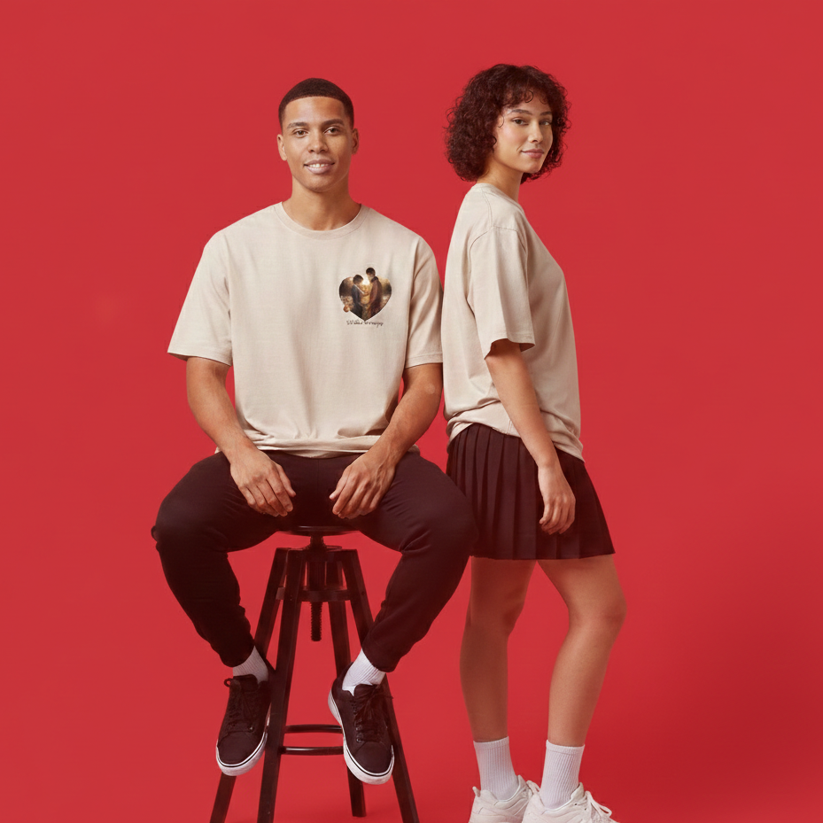 Eternal Love Anime Oversized Tee