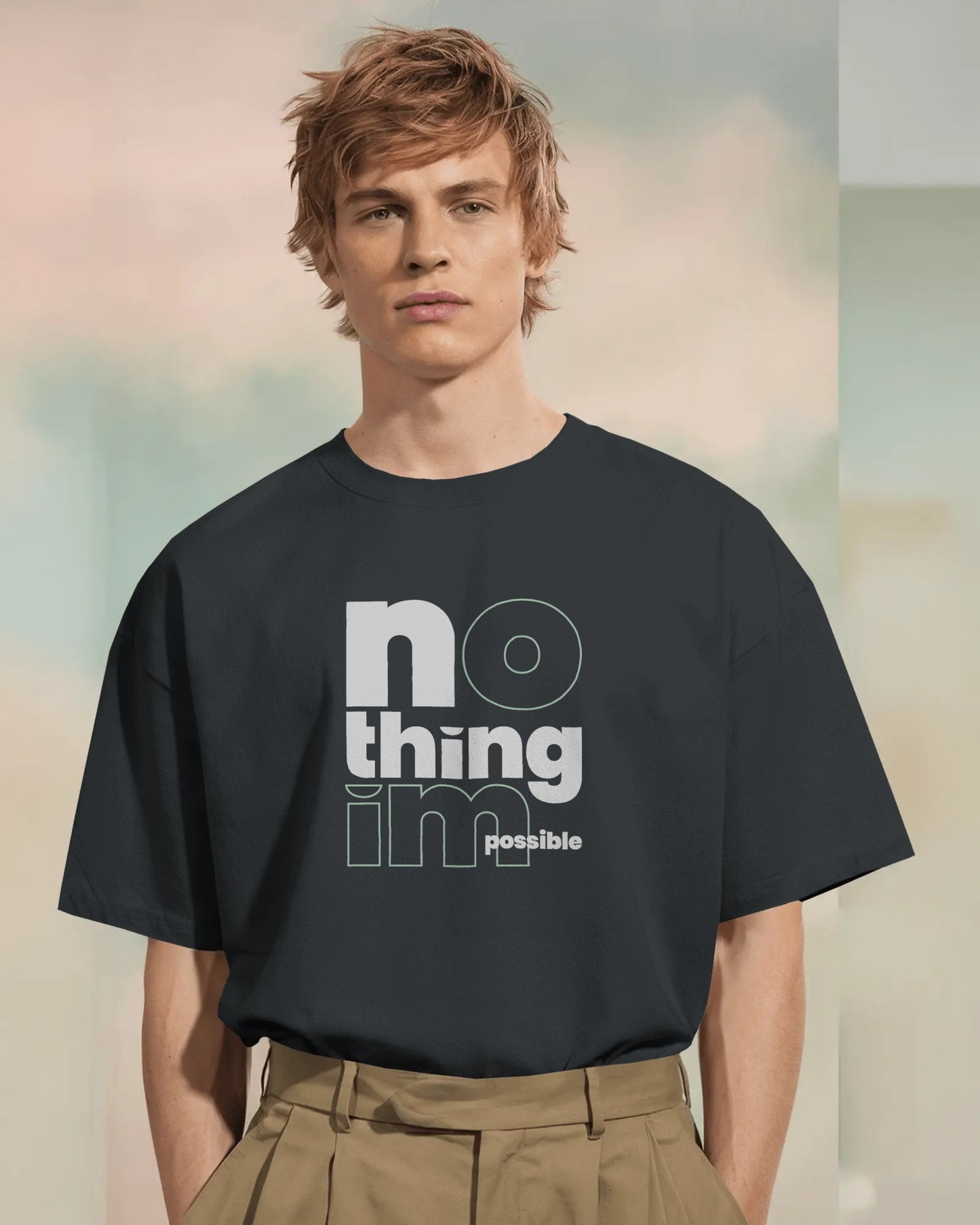 Nothing Impossible Oversized T-shirt