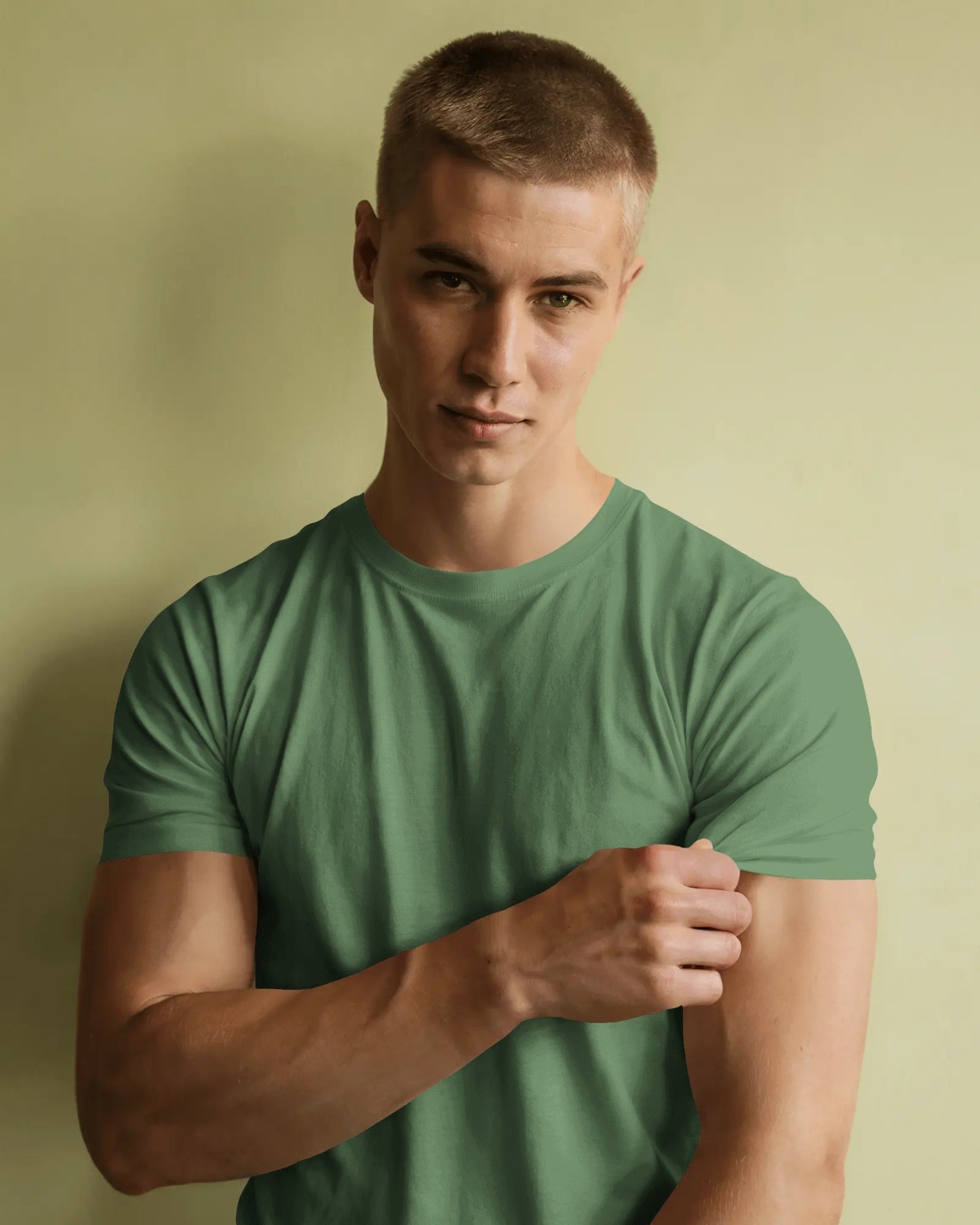 Olive Green Regular T-Shirt