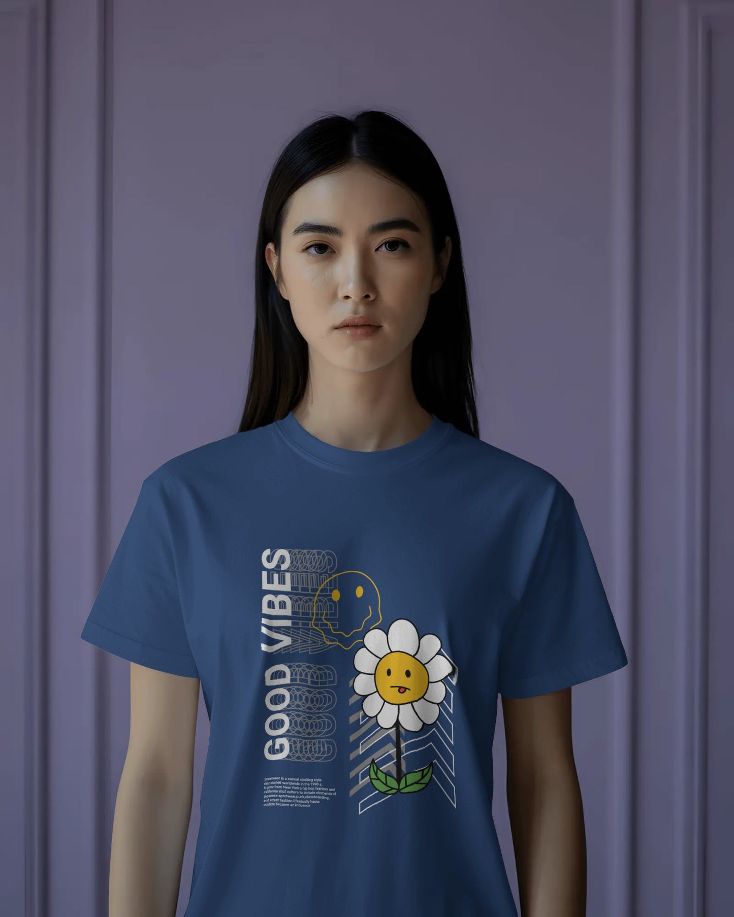 Smiley Good Vibes Regular T-Shirt