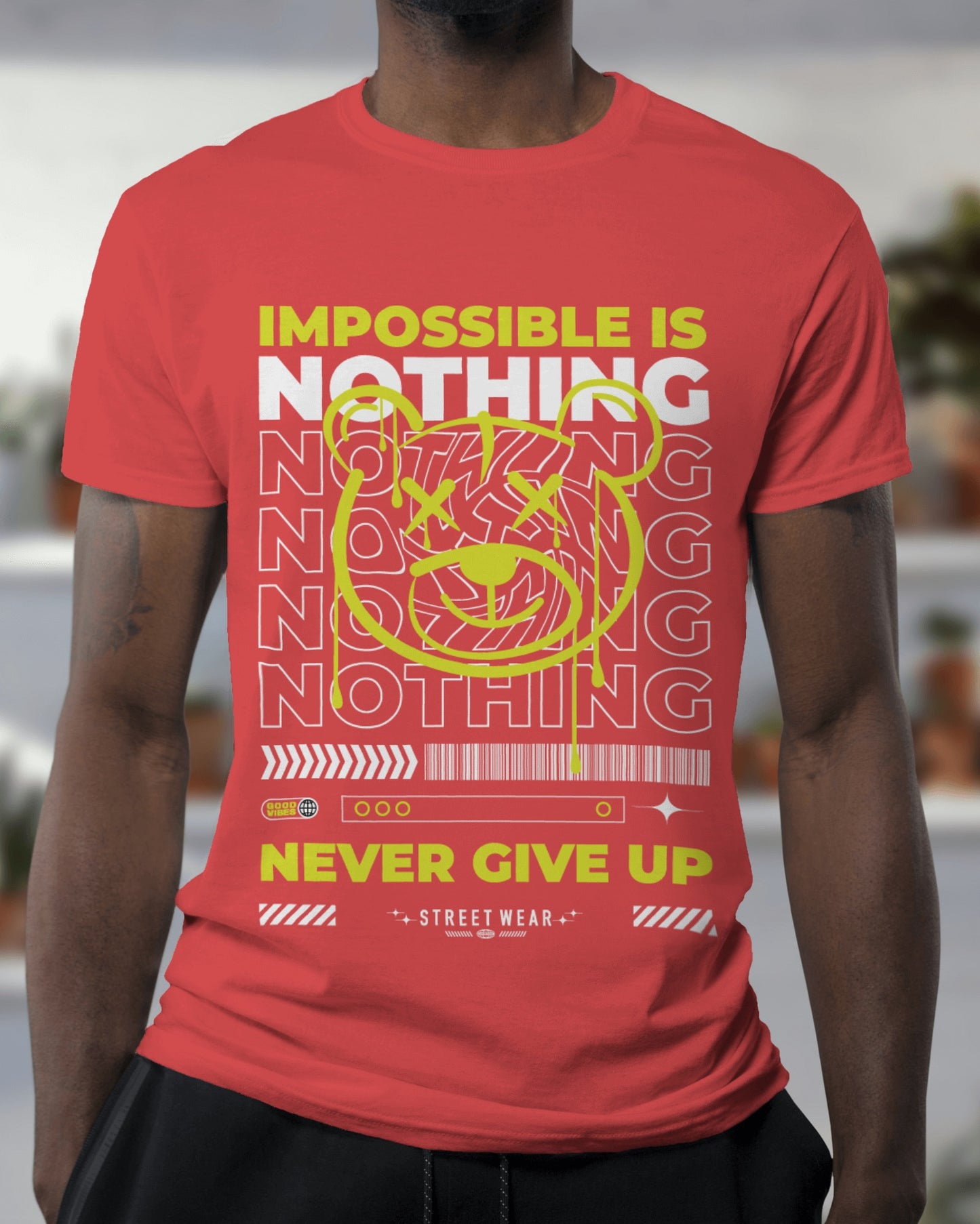 Nothing is Impossible Never Give Up Claasic T-Shirt