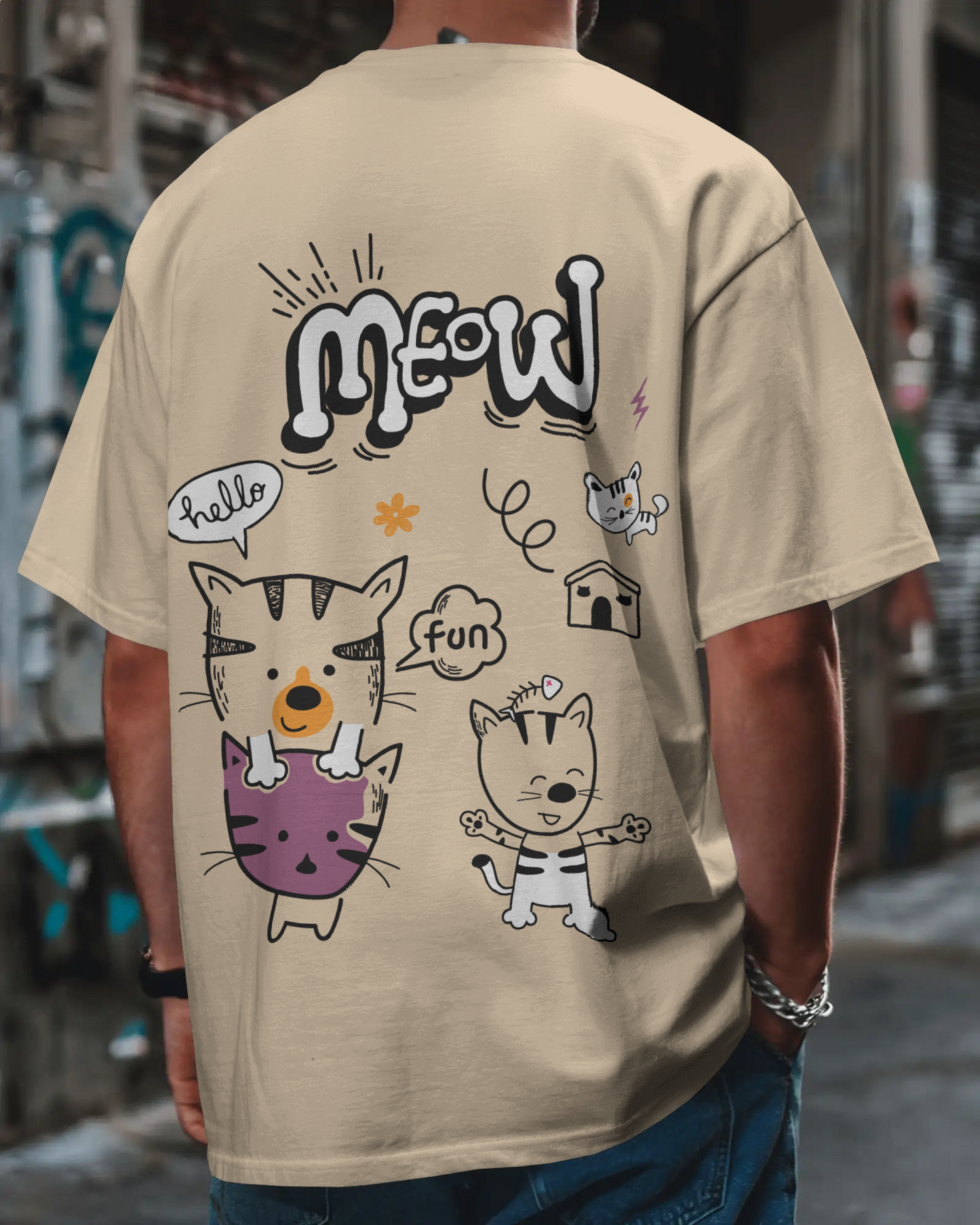 Meow Oversized T-Shirt