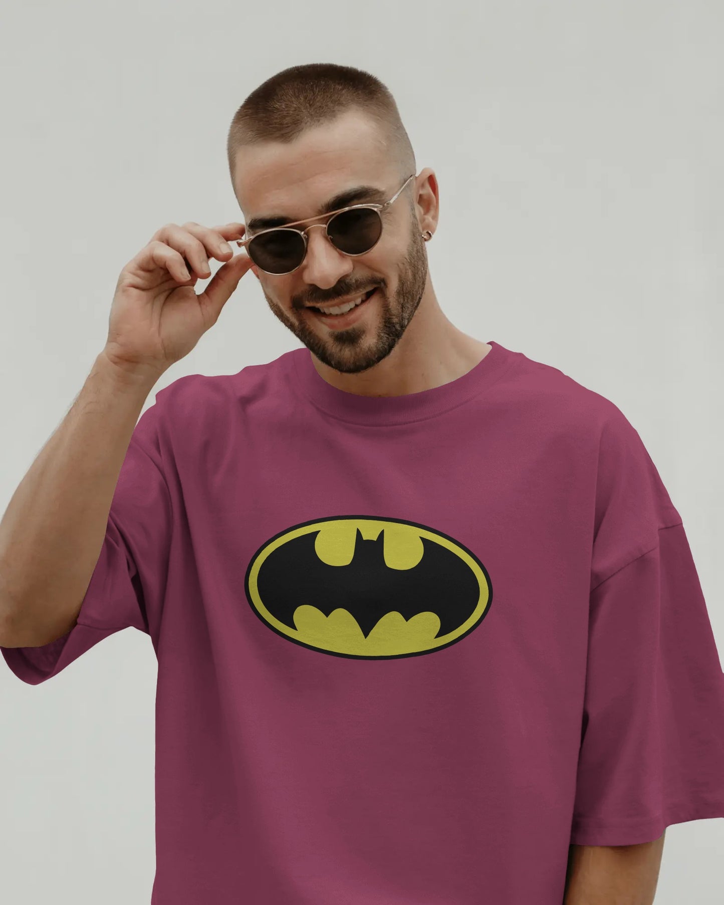 Batman Classic Emblem Oversized T-Shirt