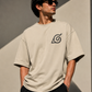 B/w Naruto Oversized Tshirt