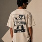 B/w Naruto Oversized Tshirt