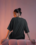 Black Oversized Women T-Shirt