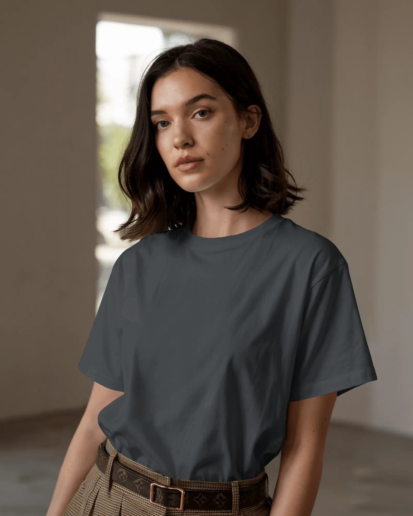 Black Regular Women T-Shirt
