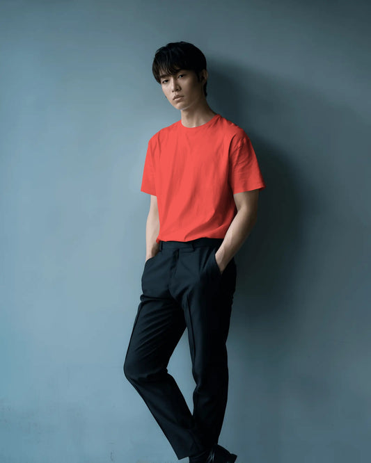 Coral Red Regular T-Shirt