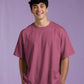 Dark Raspberry Oversized T-Shirt