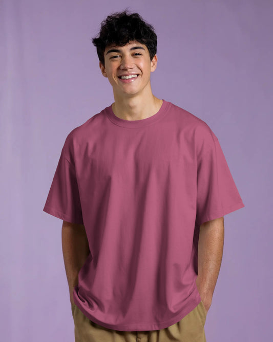 Dark Raspberry Oversized T-Shirt