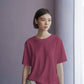 Dark Raspberry Oversized Women T-Shirt