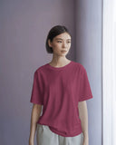 Dark Raspberry Oversized Women T-Shirt