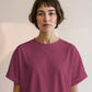 Dark Raspberry Oversized Women T-Shirt