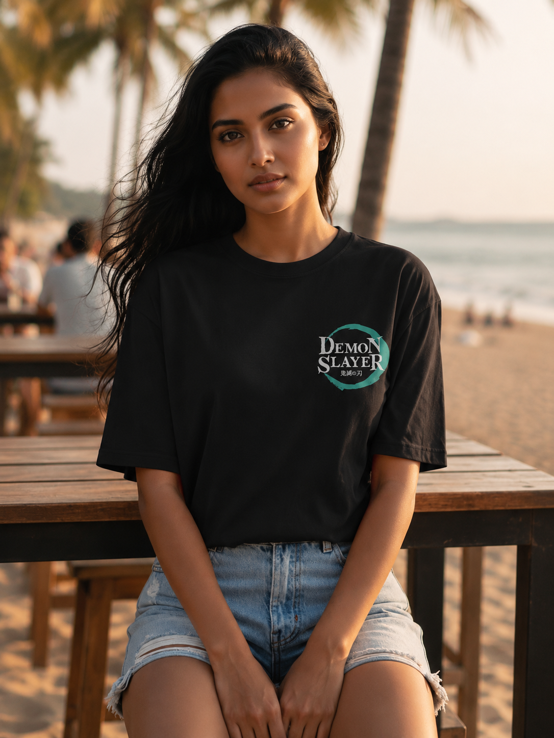 Demon Slayer Women Oversized T-Shirt