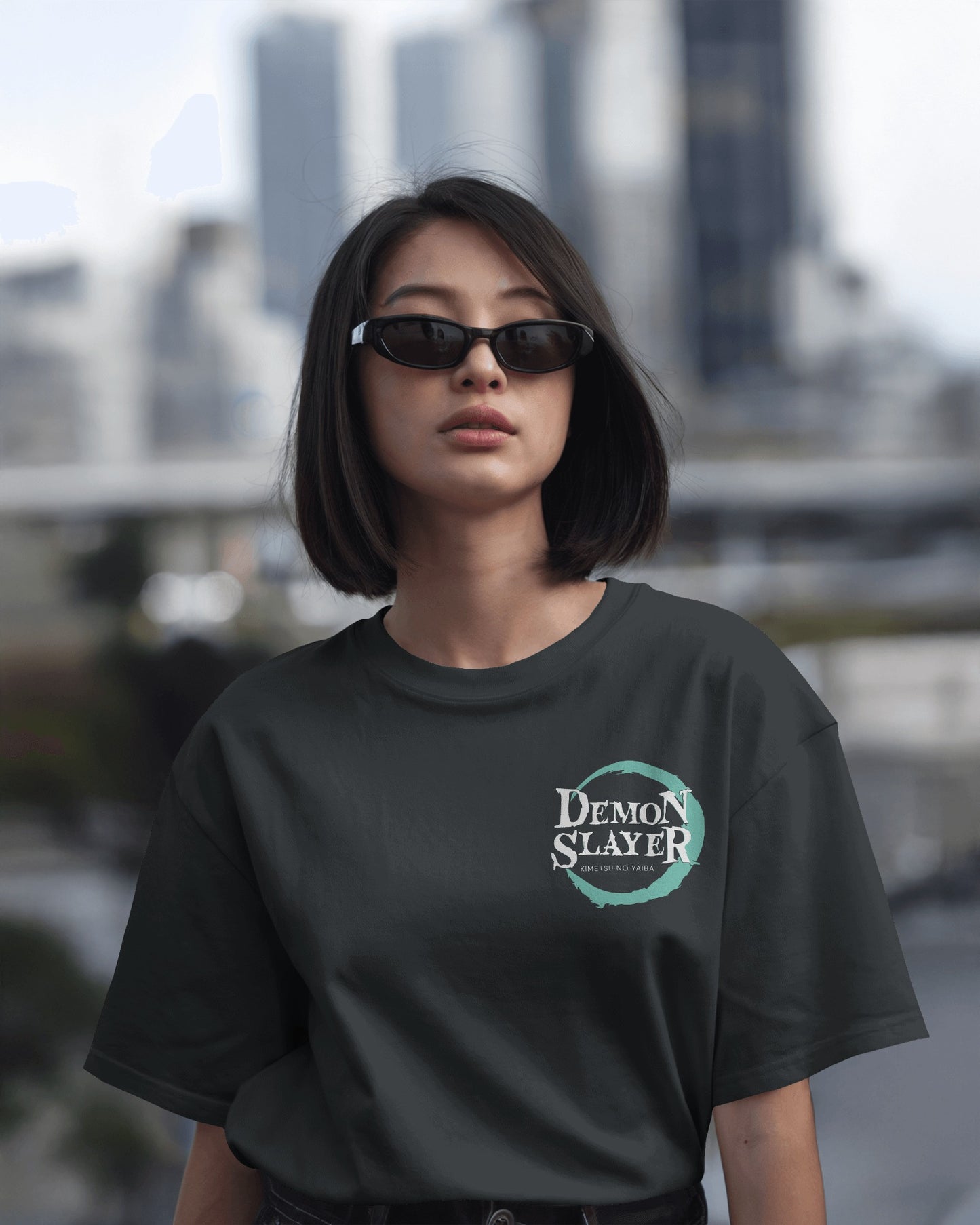 Demon Slayer Women Oversized T-Shirt