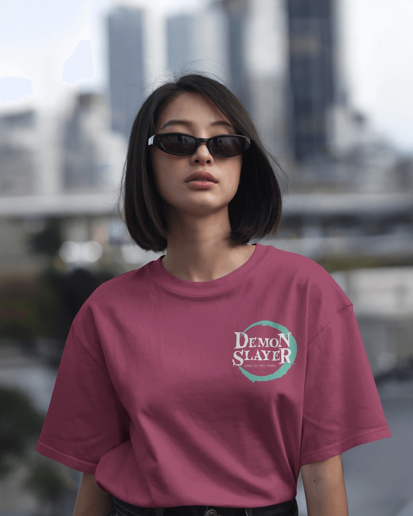 Demon Slayer Women Oversized T-Shirt