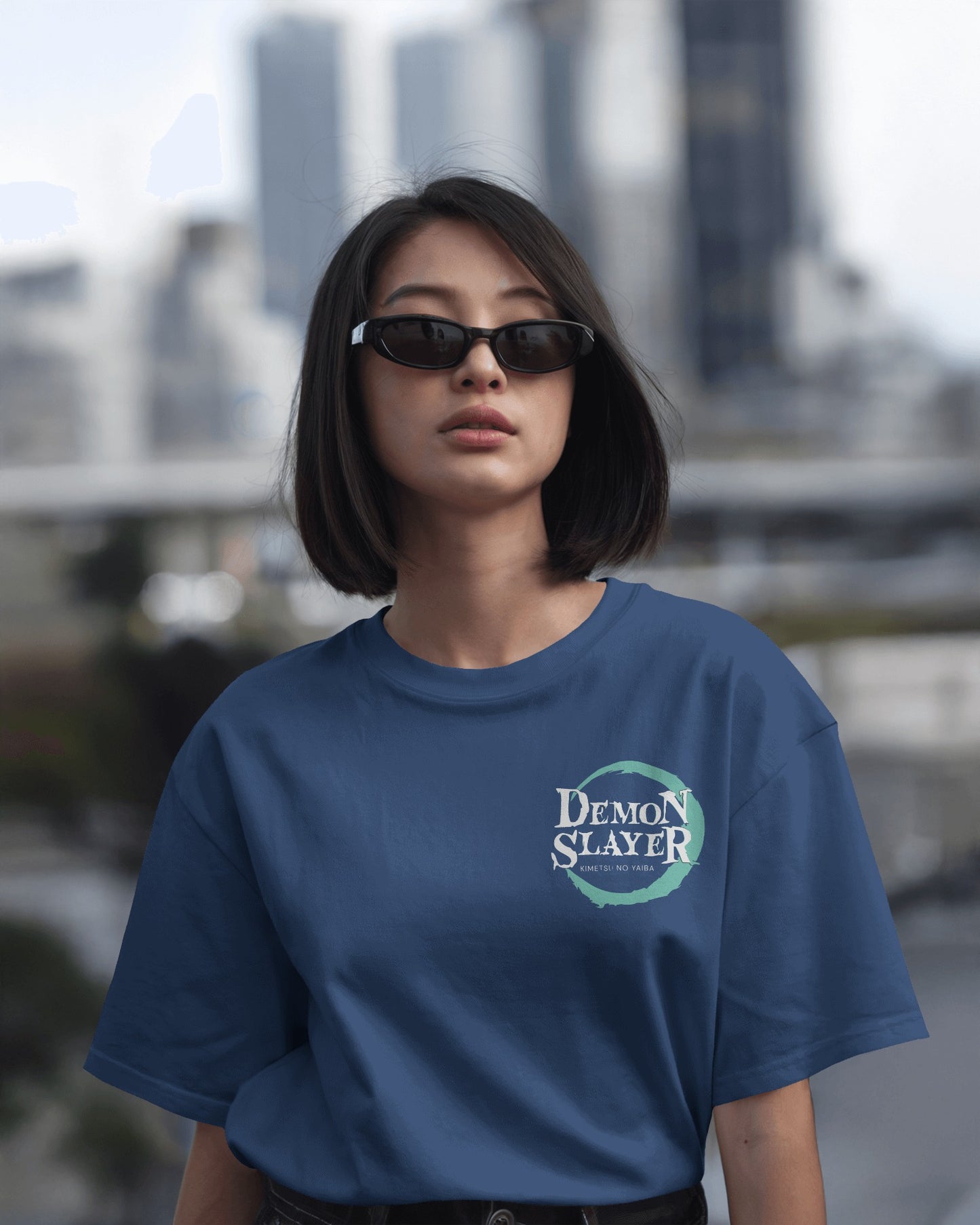 Demon Slayer Women Oversized T-Shirt