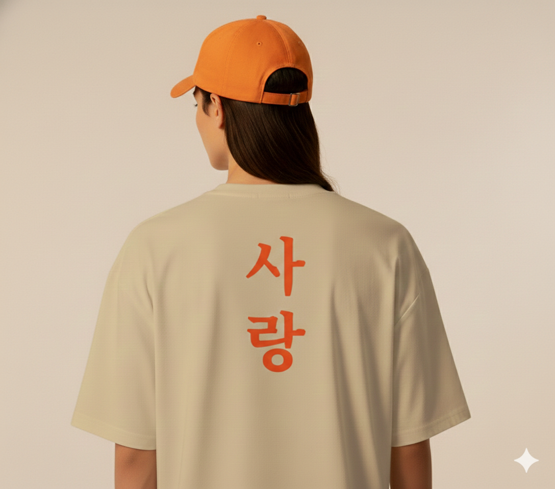 Eternal Love Anime Oversized Tee