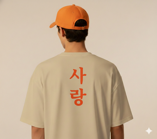 Eternal Love Anime Oversized Tee