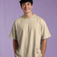 Muted Beige Oversized T-Shirt