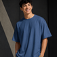 Deep Navy Blue Oversized T-Shirt