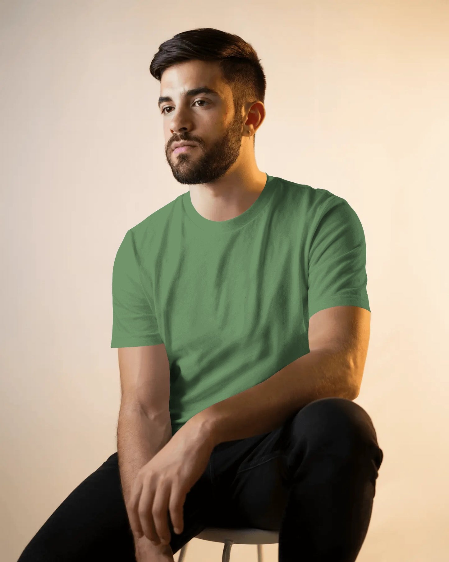 Olive Green Regular T-Shirt