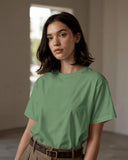 Olive Green Regular Women T-Shirt