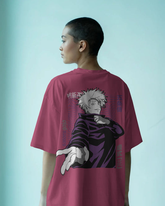 Satoru Gojo Anime Women Oversized T-Shirt