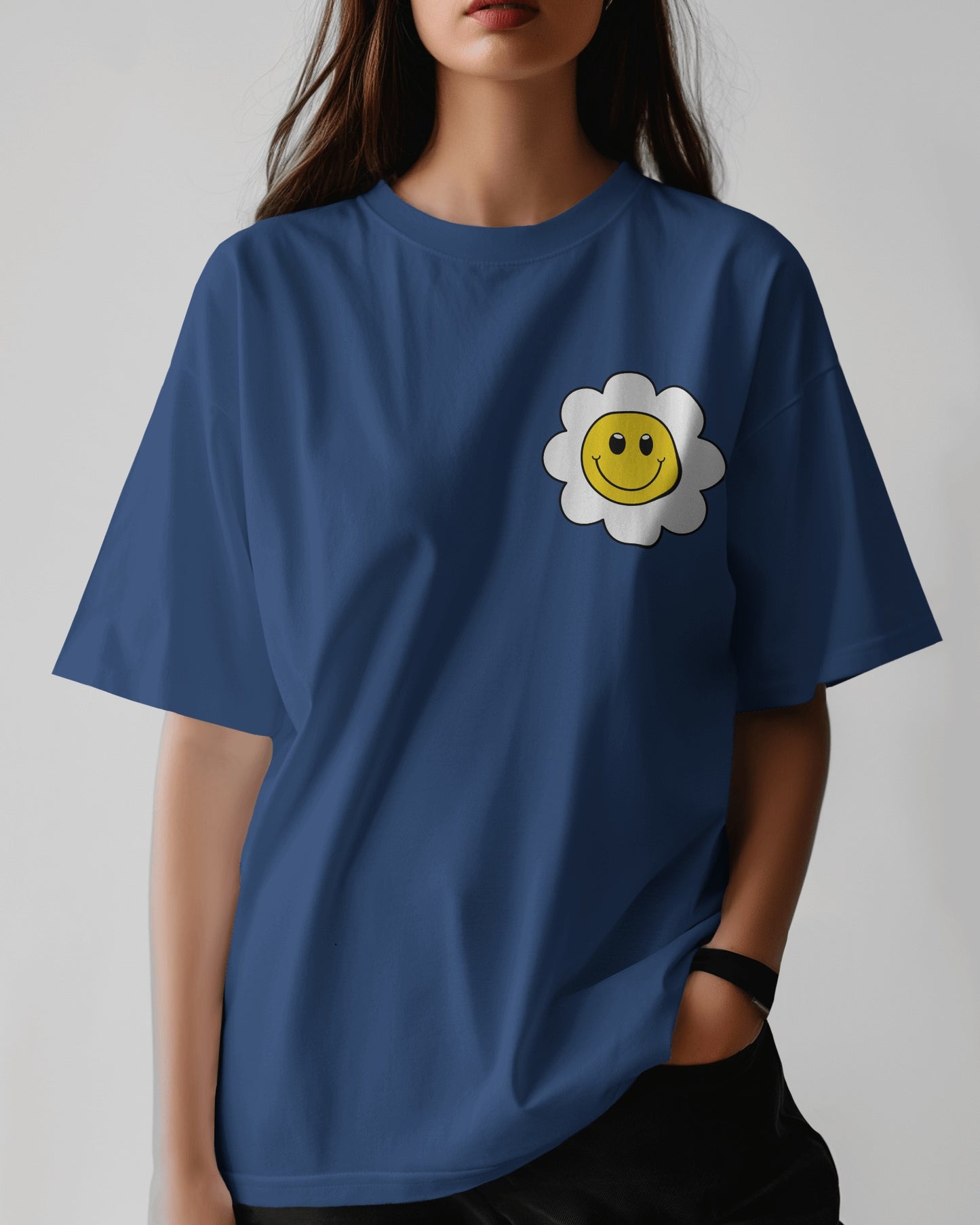 Smile Women Oversized T-Shirt