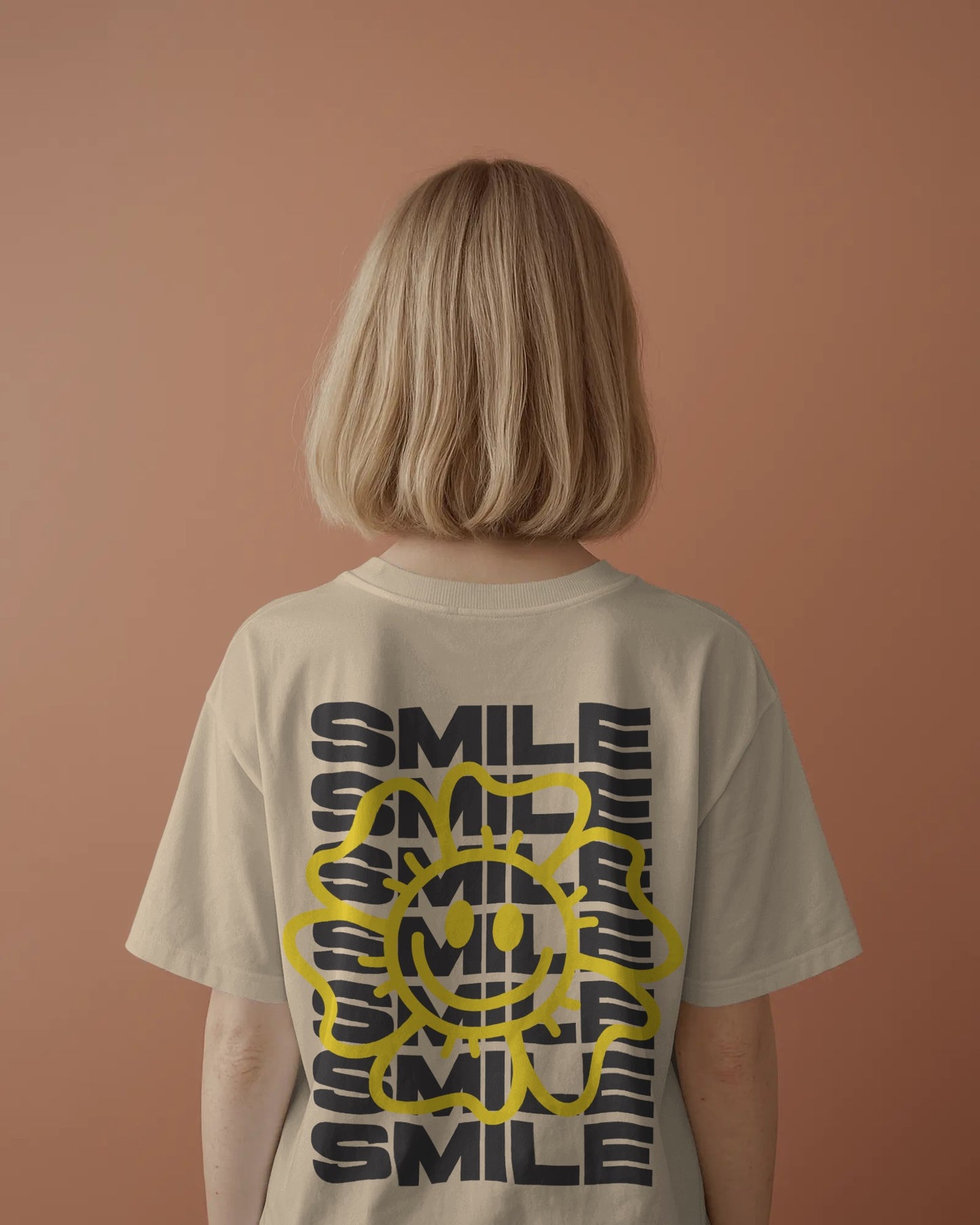 Smile Women Oversized T-Shirt