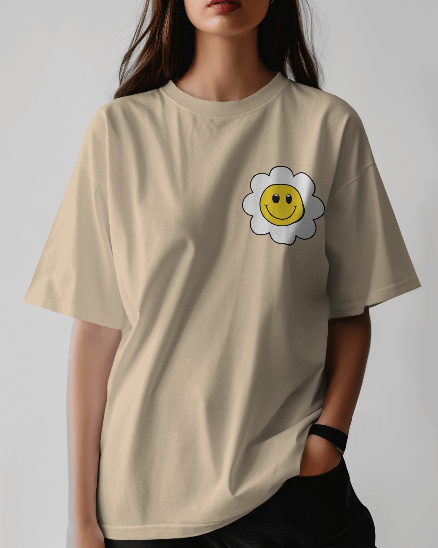 Smile Women Oversized T-Shirt