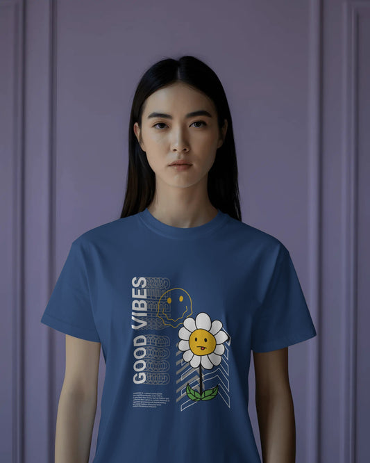 Smiley Good Vibes Regular T-Shirt