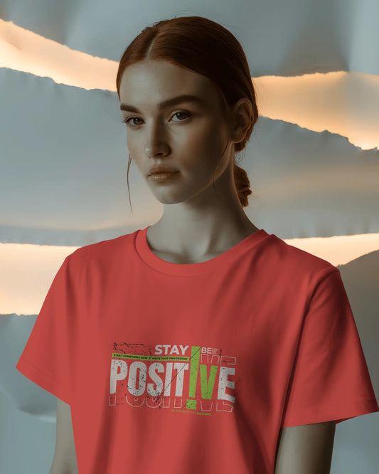Stay Positive Regular T-Shirt