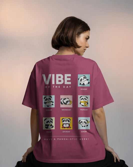 Vibe of the Day Women Oversized T-shirt