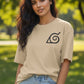 B/w Naruto Women Oversized Tshirt