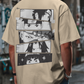 B/w Naruto Oversized Tshirt
