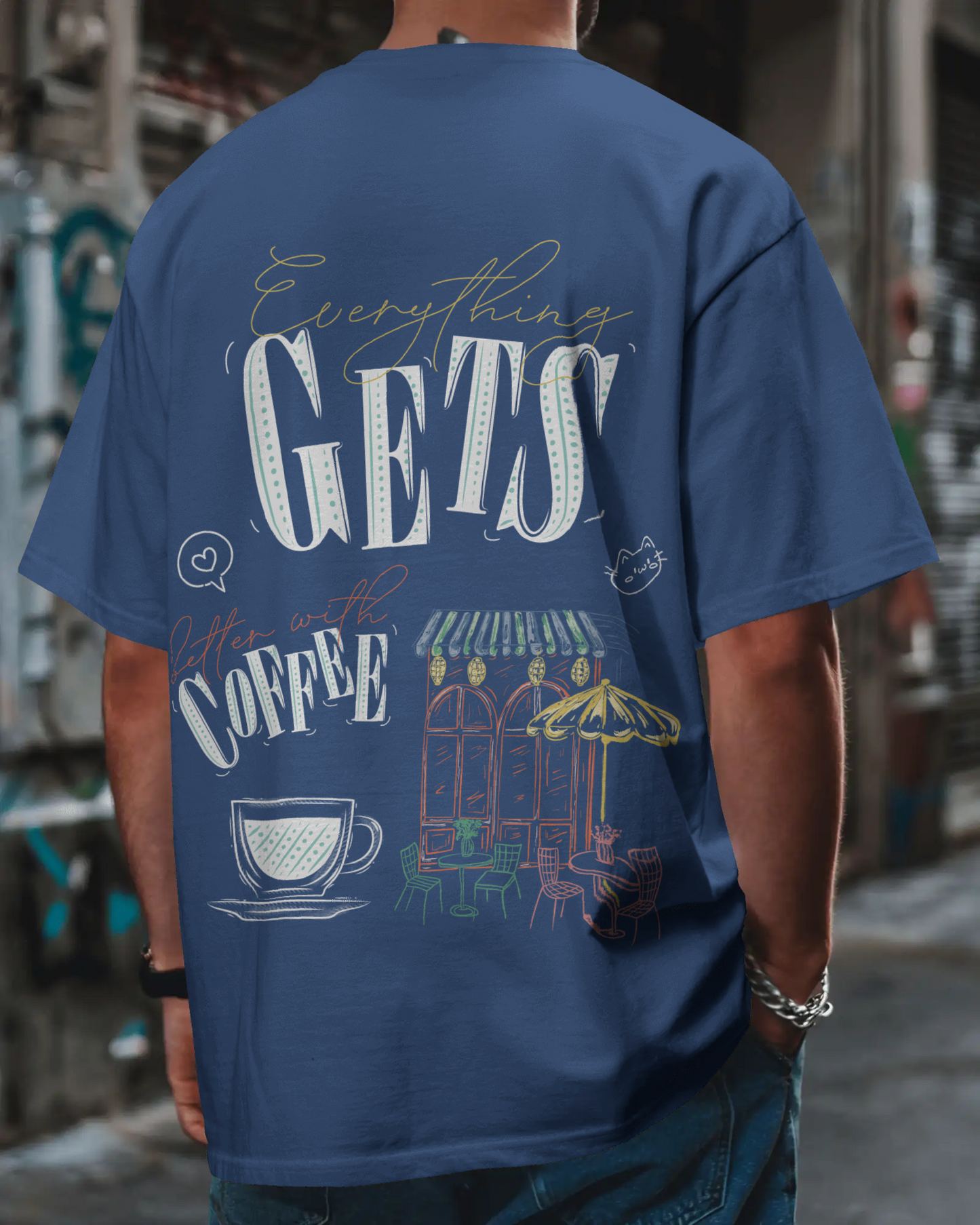 Coffee Shop Oversized T-shirt
