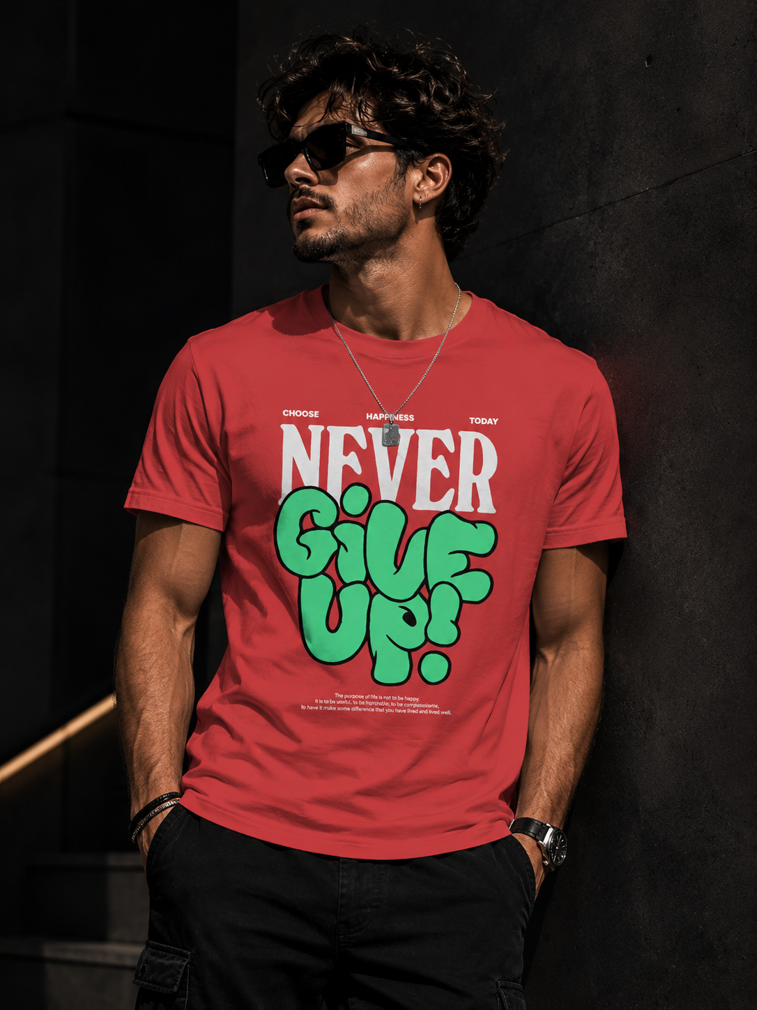 Never Giveup Classic T-Shirt