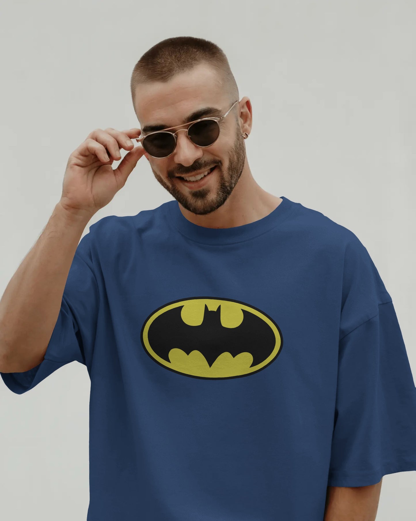 Batman Classic Emblem Oversized T-Shirt